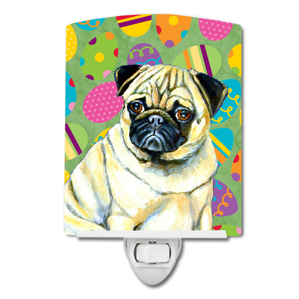 Pug Easter Eggtravaganza Ceramic Night Light LH9432CNL - the-store.com