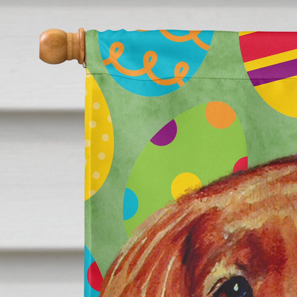 Irish Setter Easter Eggtravaganza Flag Canvas House Size  the-store.com.