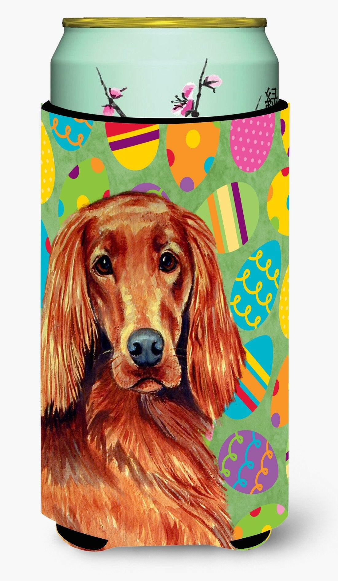 Irish Setter Easter Eggtravaganza  Tall Boy Beverage Insulator Beverage Insulator Hugger by Caroline&#39;s Treasures