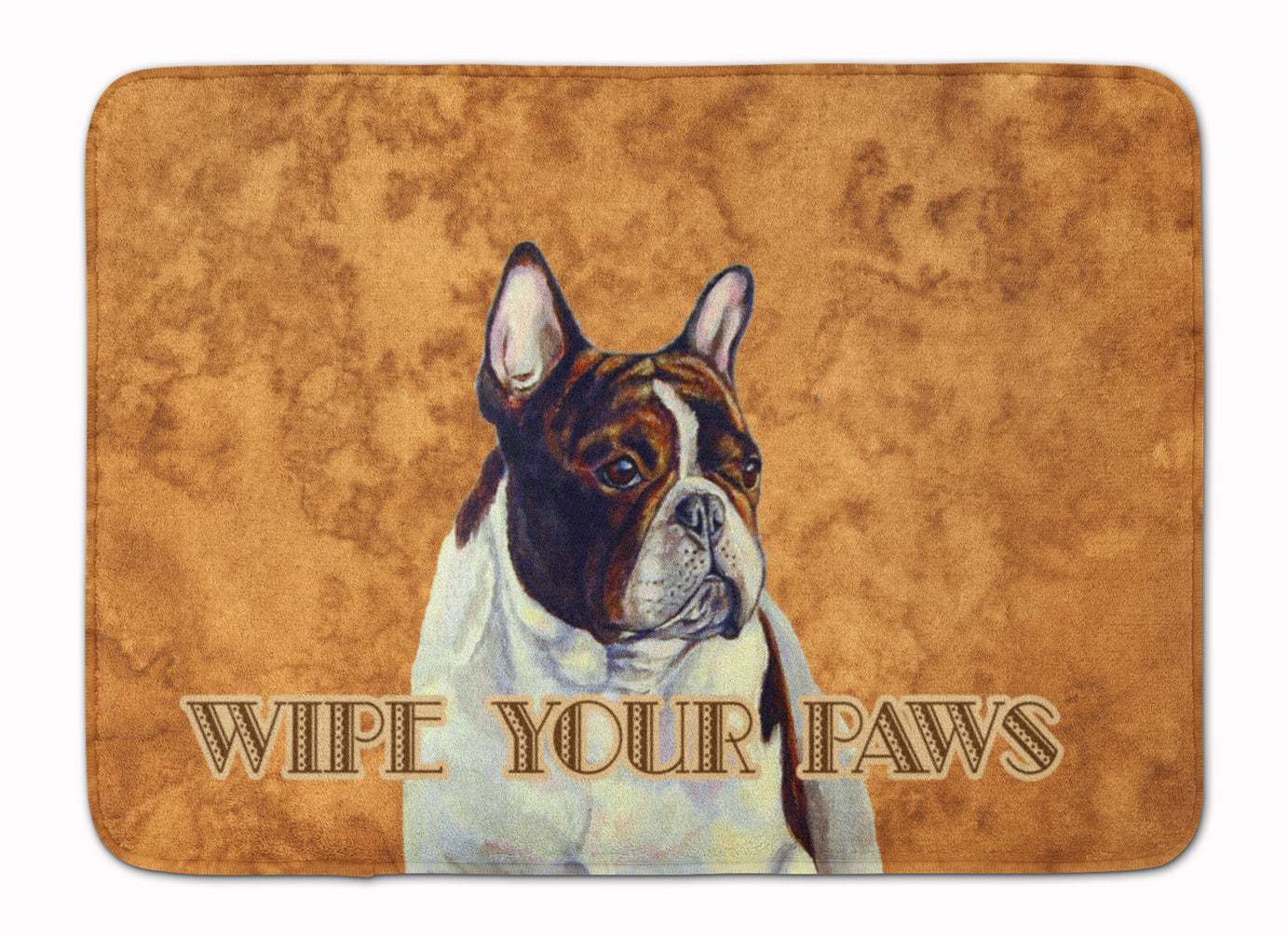 French Bulldog Wipe your Paws Machine Washable Memory Foam Mat LH9454RUG - the-store.com