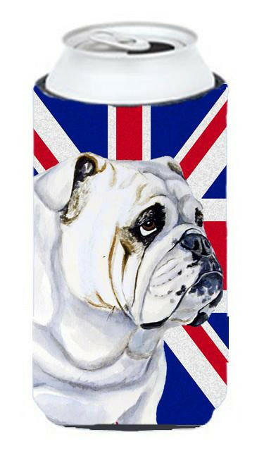 English Bulldog with English Union Jack British Flag Tall Boy Beverage Insulator Hugger LH9471TBC by Caroline's Treasures