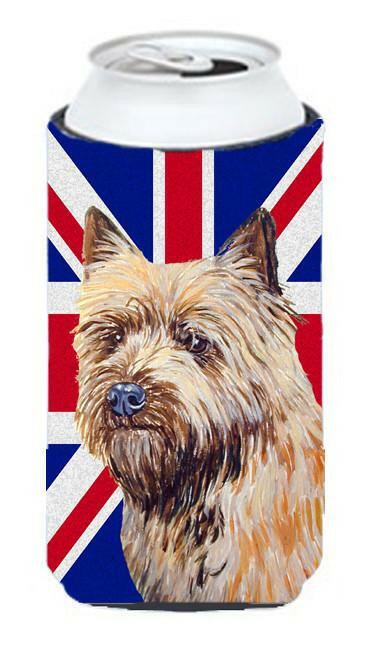 Cairn Terrier with English Union Jack British Flag Tall Boy Beverage Insulator Hugger LH9472TBC by Caroline&#39;s Treasures