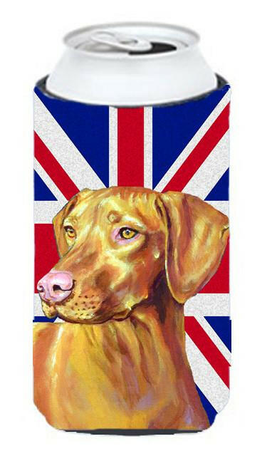 Vizsla with English Union Jack British Flag Tall Boy Beverage Insulator Hugger LH9477TBC by Caroline's Treasures