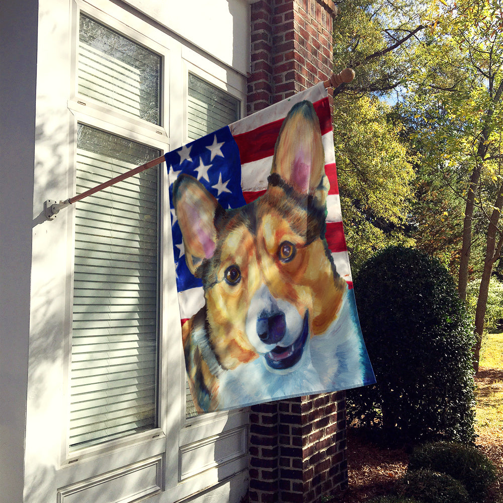 Corgi USA Patriotic American Flag Flag Canvas House Size LH9546CHF  the-store.com.