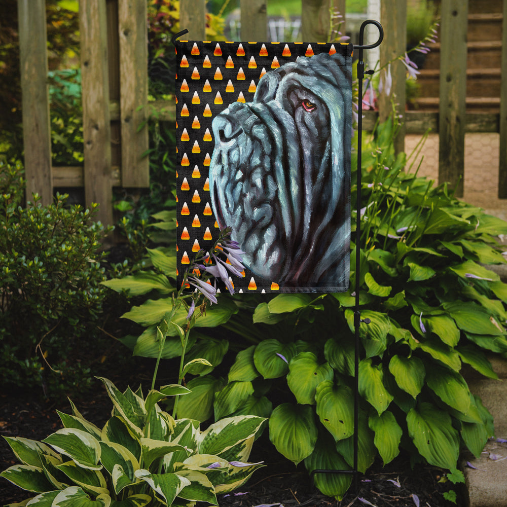 Neapolitan Mastiff Candy Corn Halloween Flag Garden Size  the-store.com.