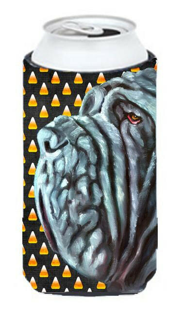 Neapolitan Mastiff Candy Corn Halloween Tall Boy Beverage Insulator Hugger LH9547TBC by Caroline's Treasures