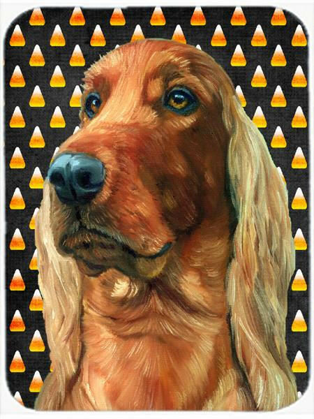 Irish Setter Candy Corn Halloween Glass Cutting Board Large LH9548LCB by Caroline&#39;s Treasures