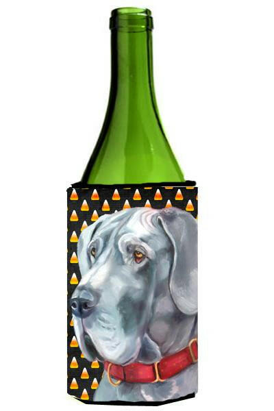 Great Dane Candy Corn Halloween Wine Bottle Beverage Insulator Hugger LH9549LITERK by Caroline's Treasures