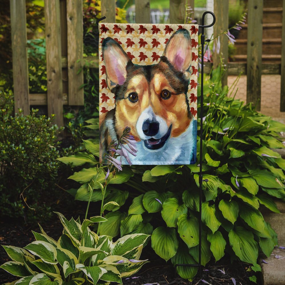 Corgi Fall Leaves Flag Garden Size LH9560GF  the-store.com.