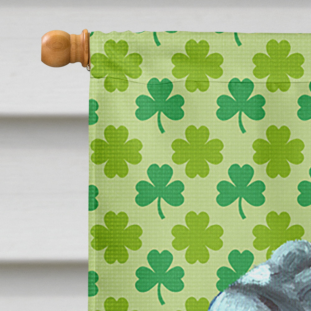 Neapolitan Mastiff St. Patrick's Day Shamrock Flag Canvas House Size LH9568CHF  the-store.com.