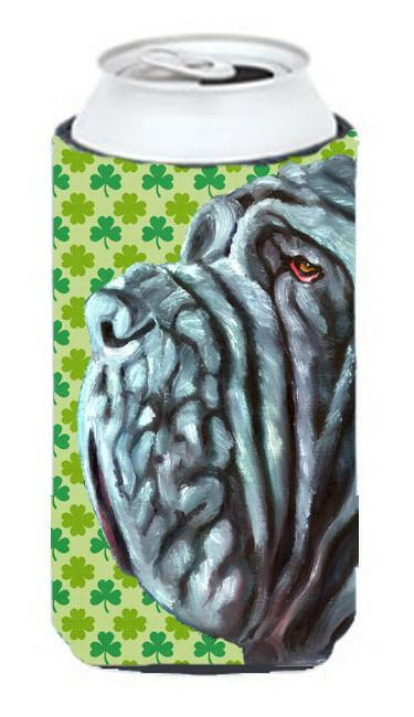 Neapolitan Mastiff St. Patrick's Day Shamrock Tall Boy Beverage Insulator Hugger LH9568TBC by Caroline's Treasures