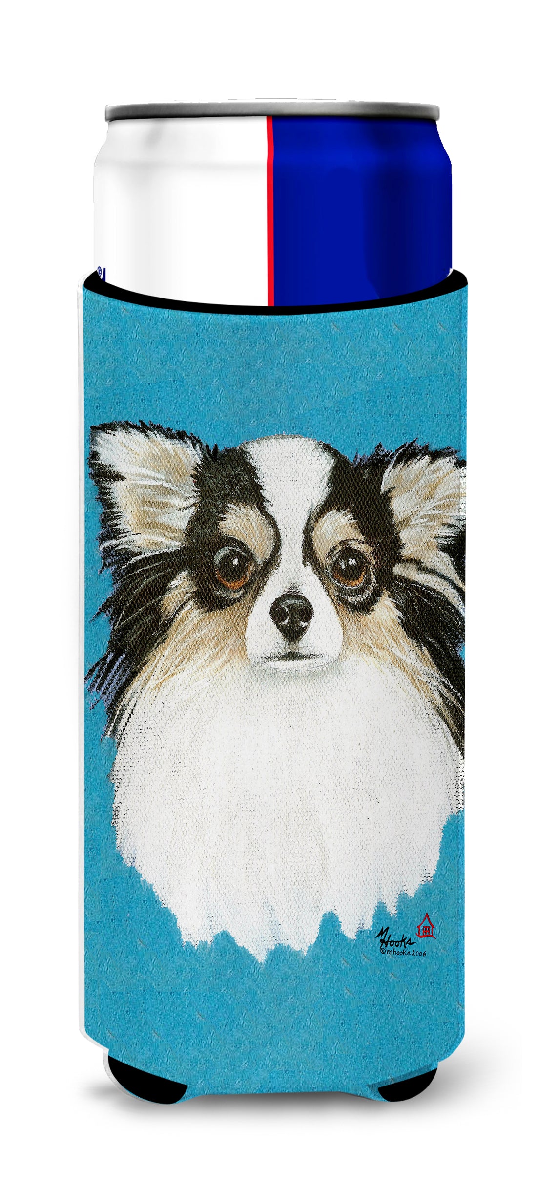 Chihuahua Blue Portrait Ultra Beverage Insulators for slim cans MH1029MUK  the-store.com.