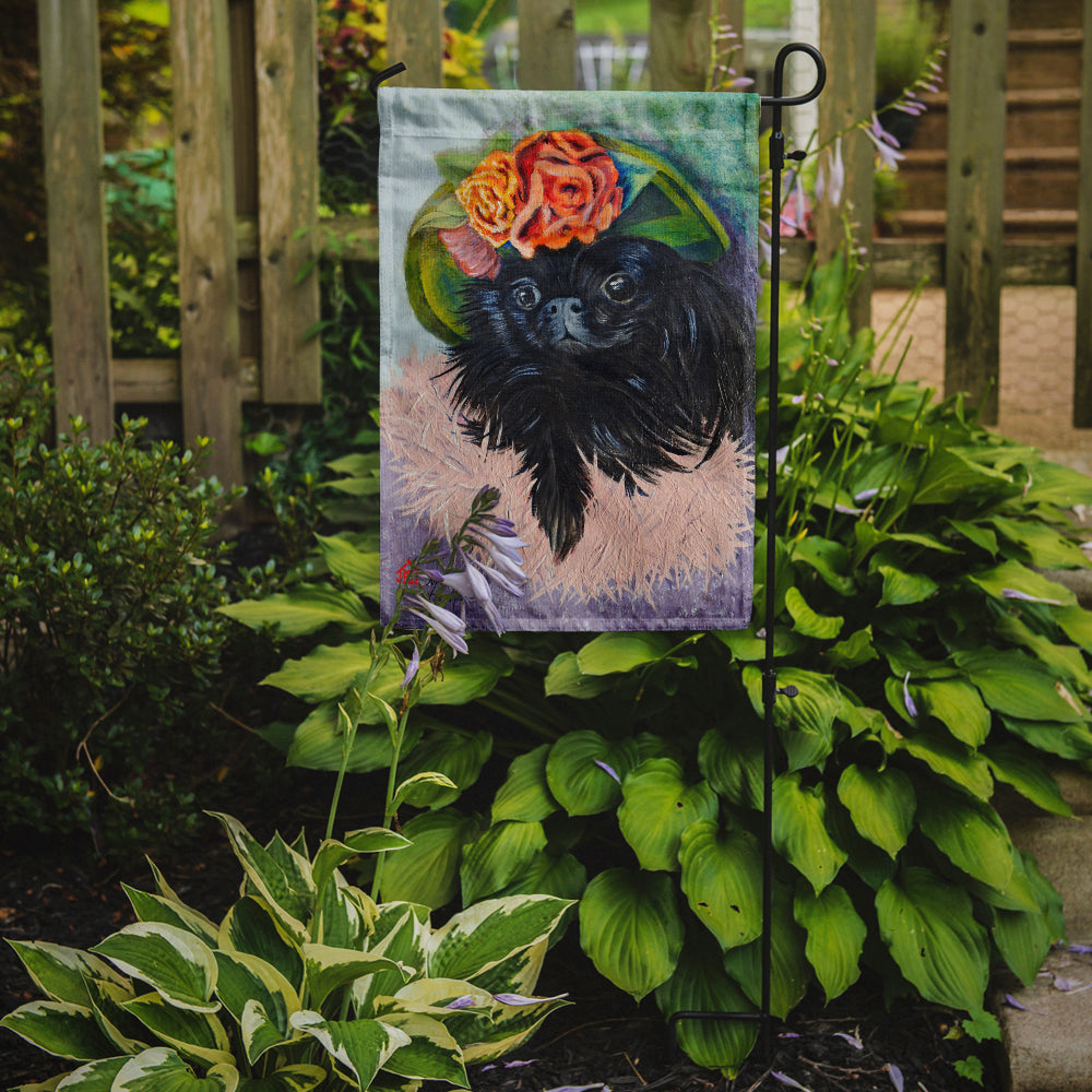 Black Pekingese Flag Garden Size MH1038GF.