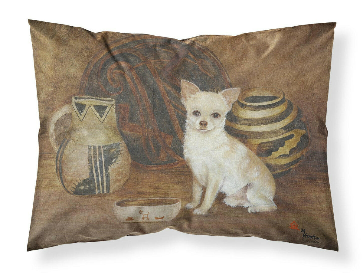 Chihuahua Ancient History Fabric Standard Pillowcase MH1043PILLOWCASE by Caroline&#39;s Treasures
