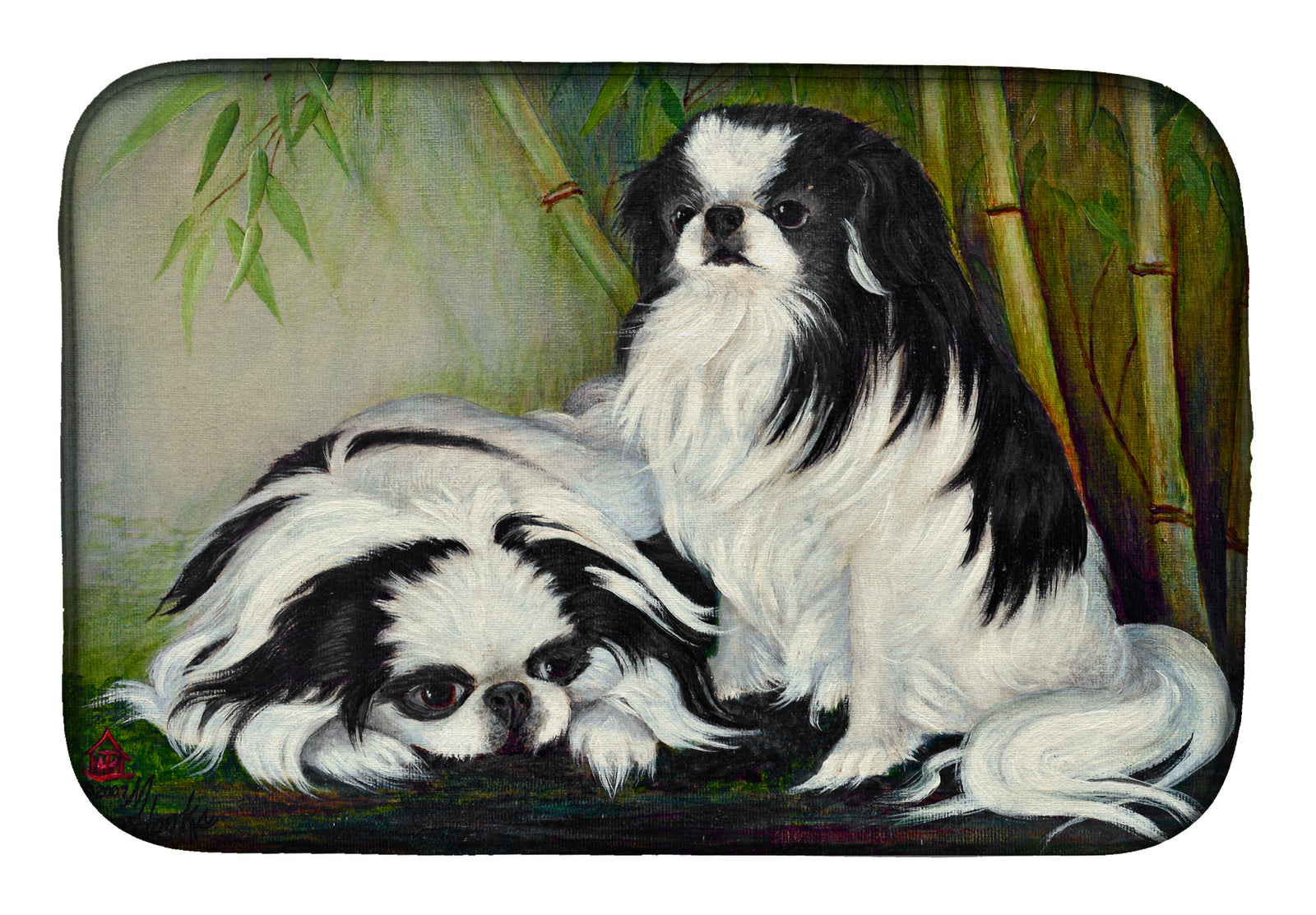 Japanese Chin Bamboo Garden Dish Drying Mat MH1044DDM  the-store.com.