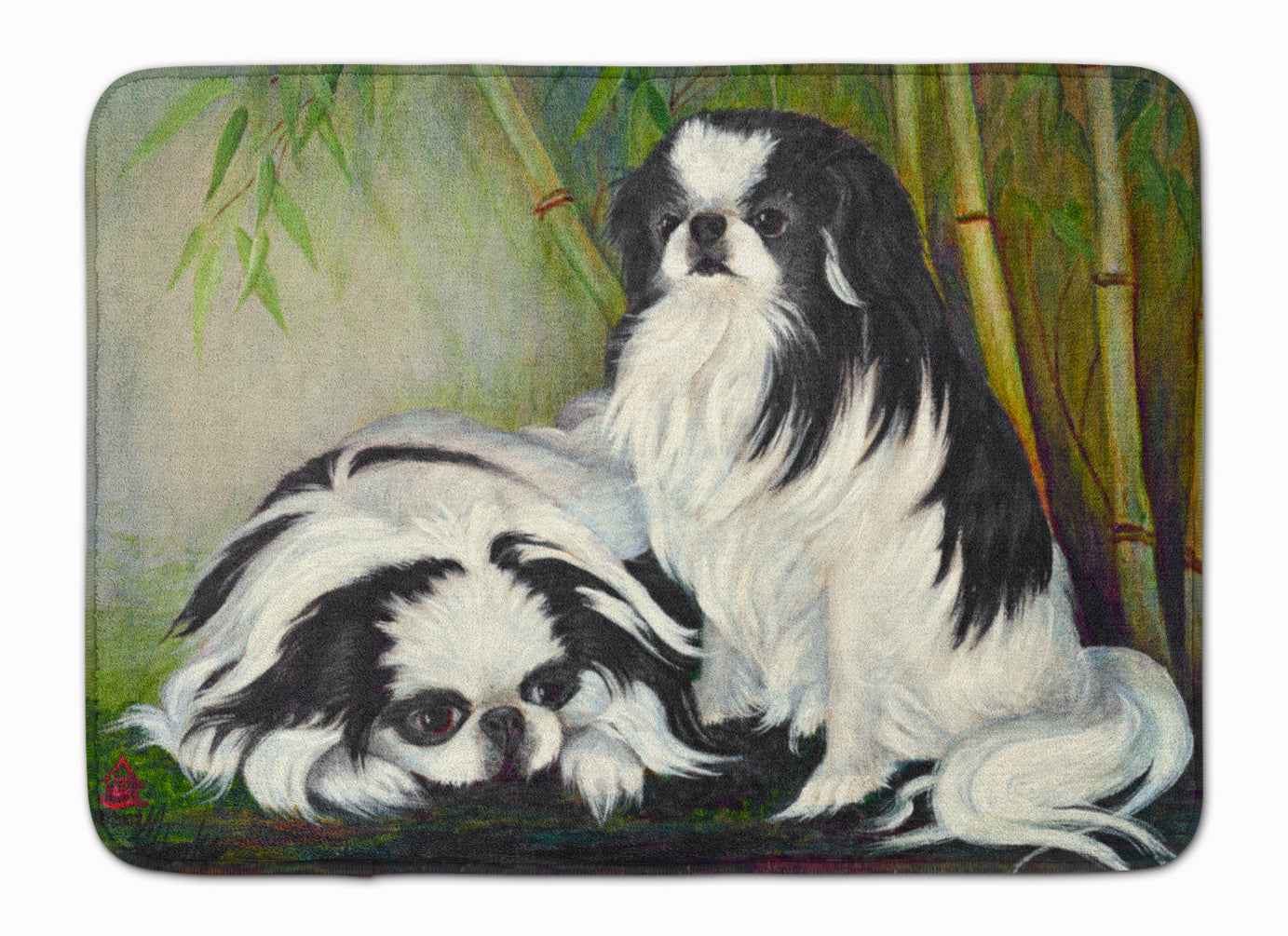 Japanese Chin Bamboo Garden Machine Washable Memory Foam Mat MH1044RUG - the-store.com