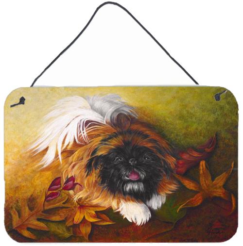 Pekingese Boogie Wall or Door Hanging Prints by Caroline's Treasures