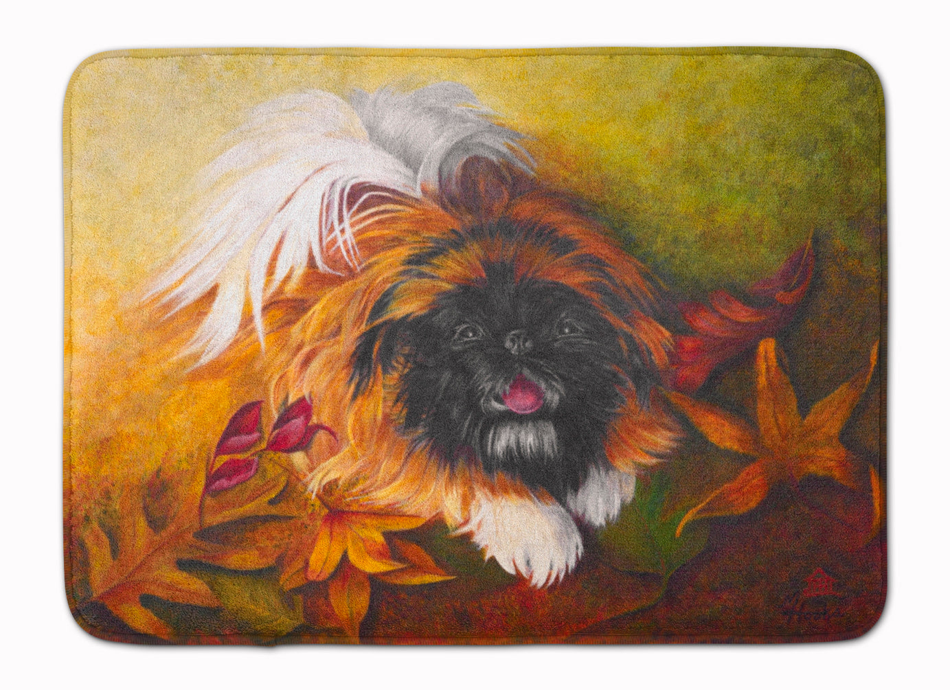 Pekingese Boogie Machine Washable Memory Foam Mat MH1046RUG - the-store.com