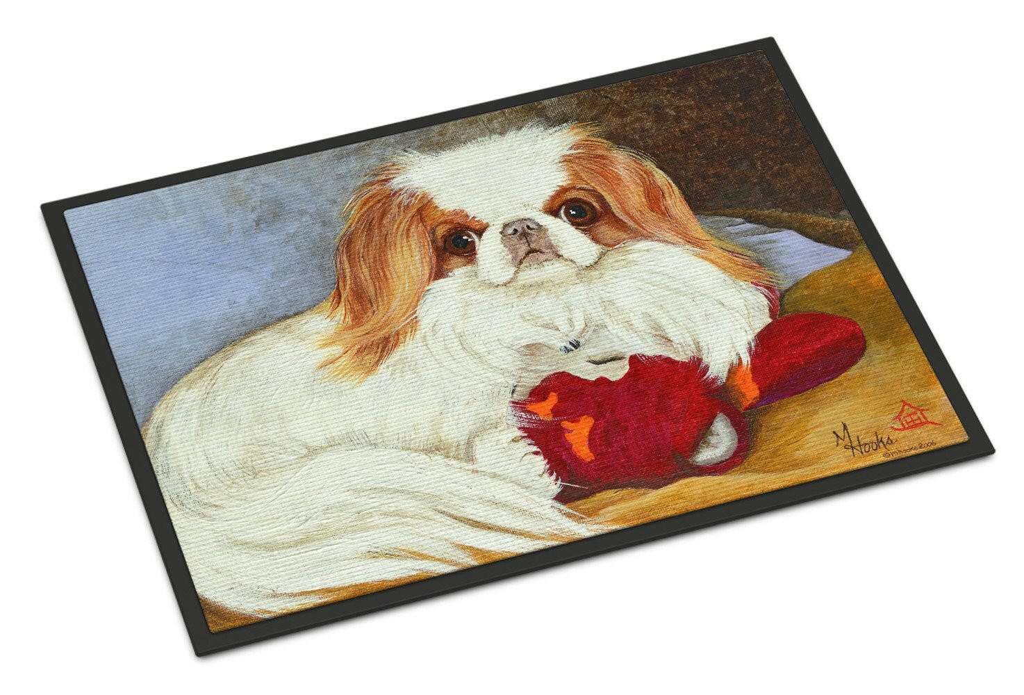 Japanese Chin Pink Gorilla Indoor or Outdoor Mat 24x36 MH1049JMAT - the-store.com