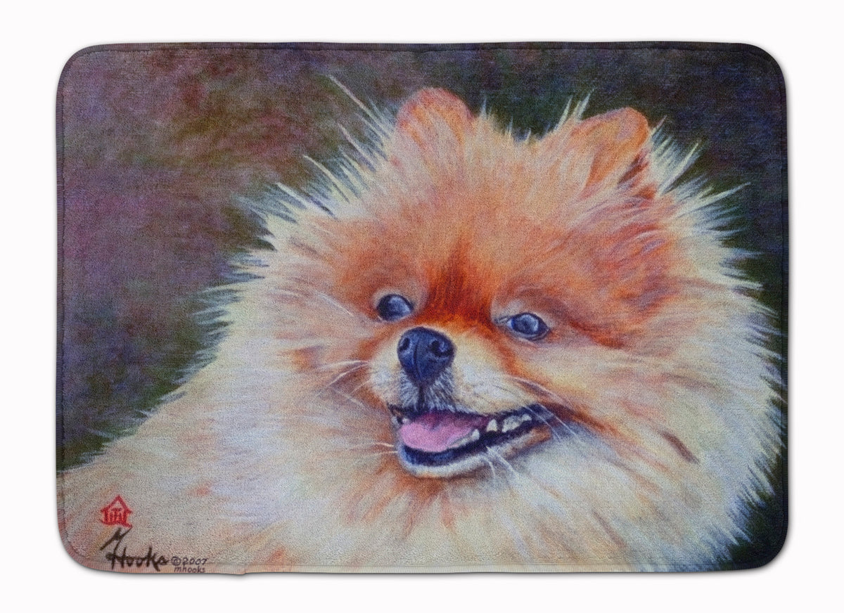 Pomeranian Head Machine Washable Memory Foam Mat MH1056RUG - the-store.com