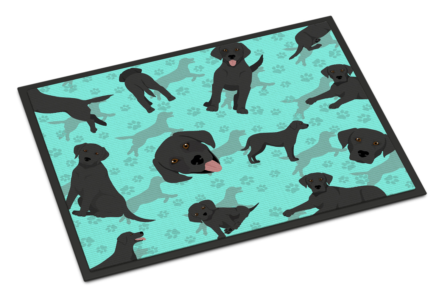 Buy this Black Labrador Retriever Indoor or Outdoor Mat 24x36