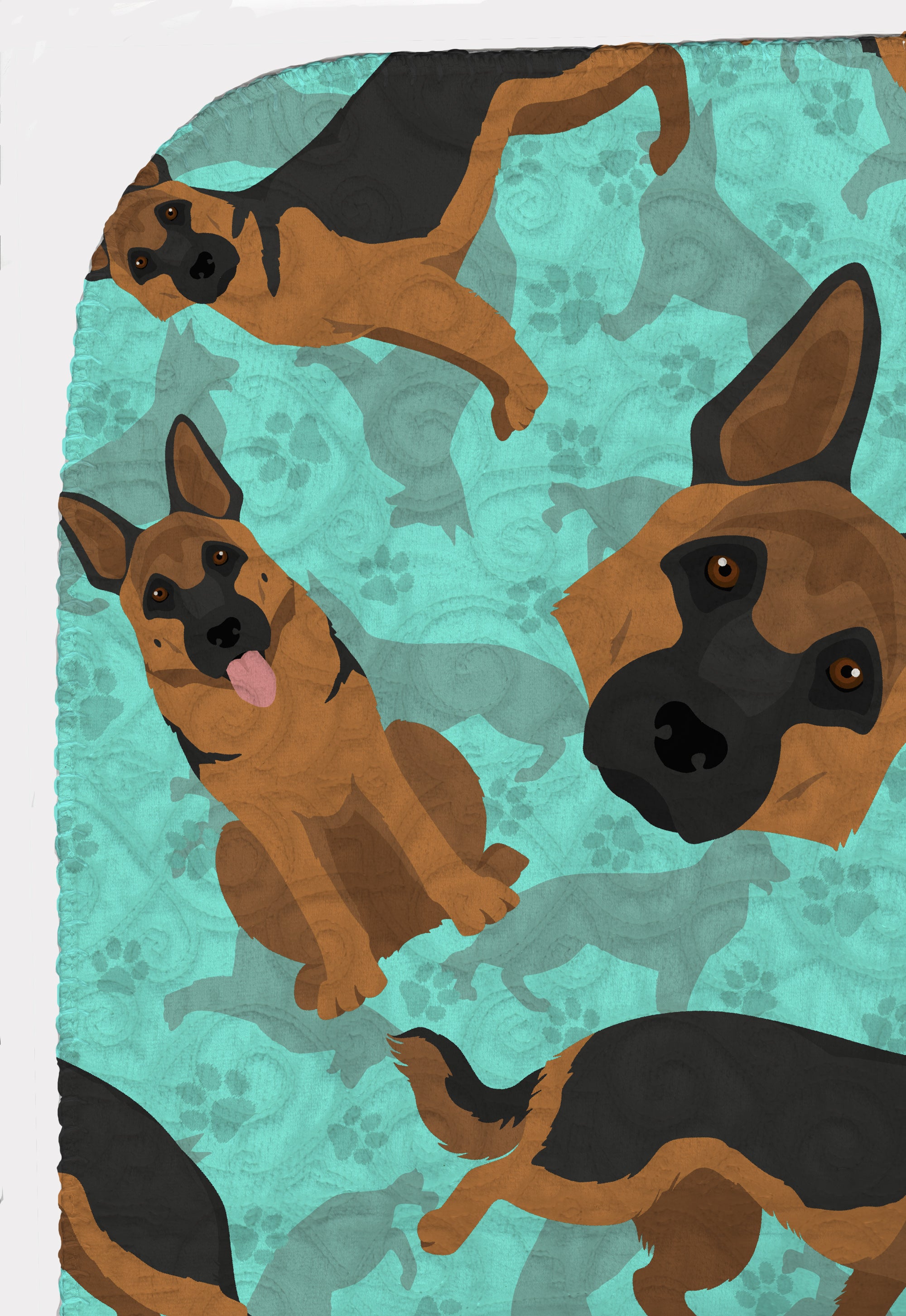 German Shepherd Quilted Blanket 50x60 - the-store.com