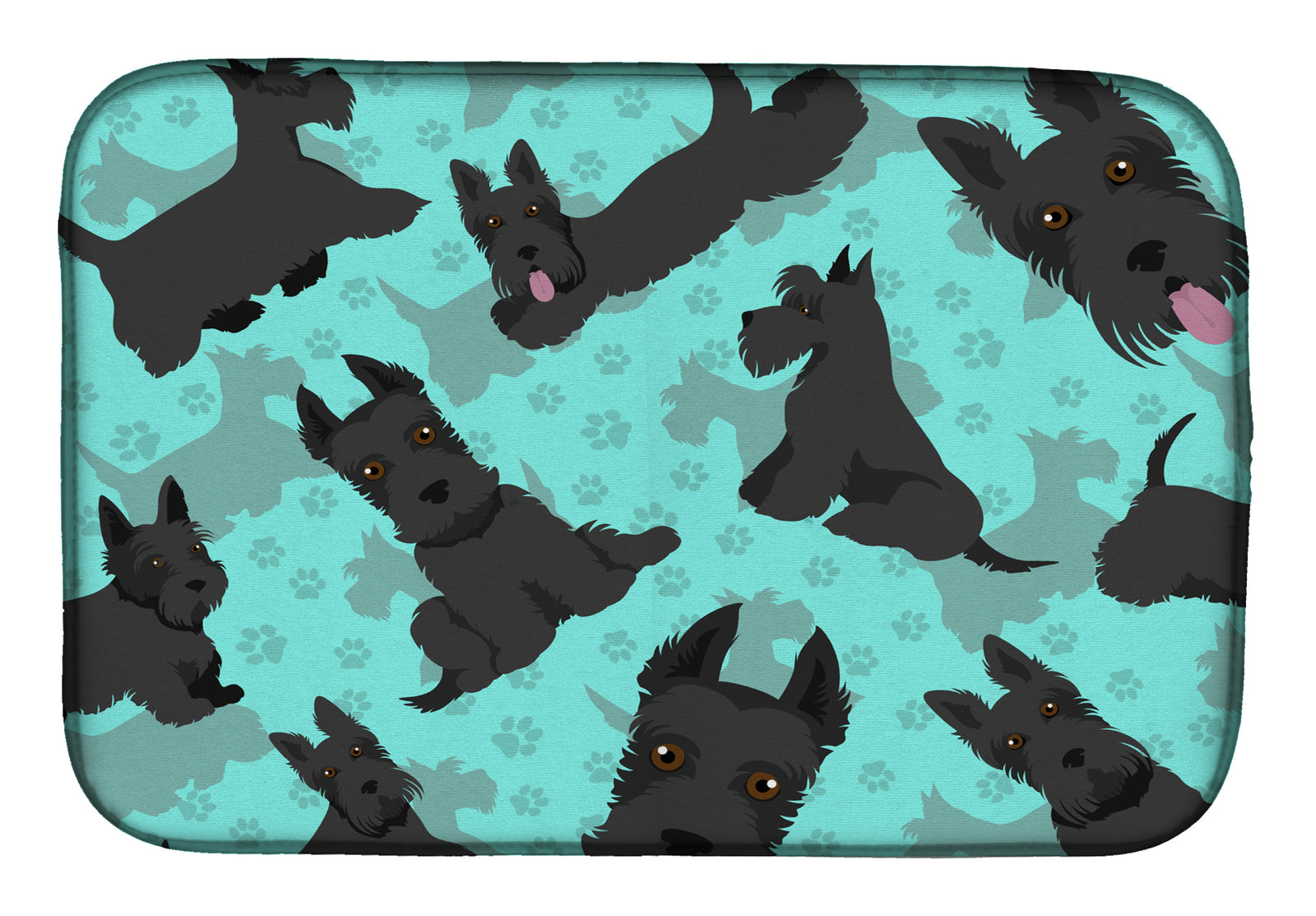 Scottish Terrier Dish Drying Mat  the-store.com.