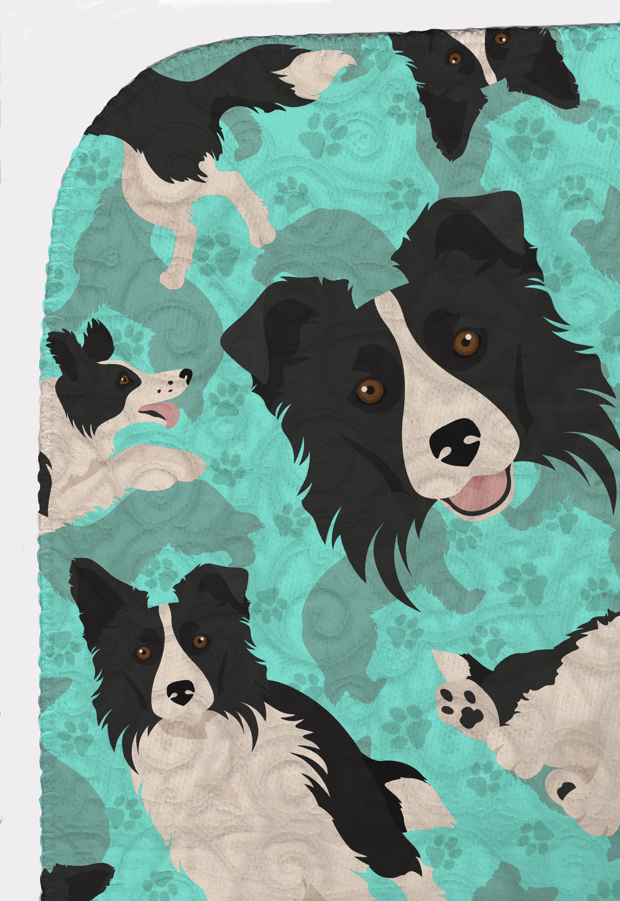 Border Collie Quilted Blanket 50x60 - the-store.com