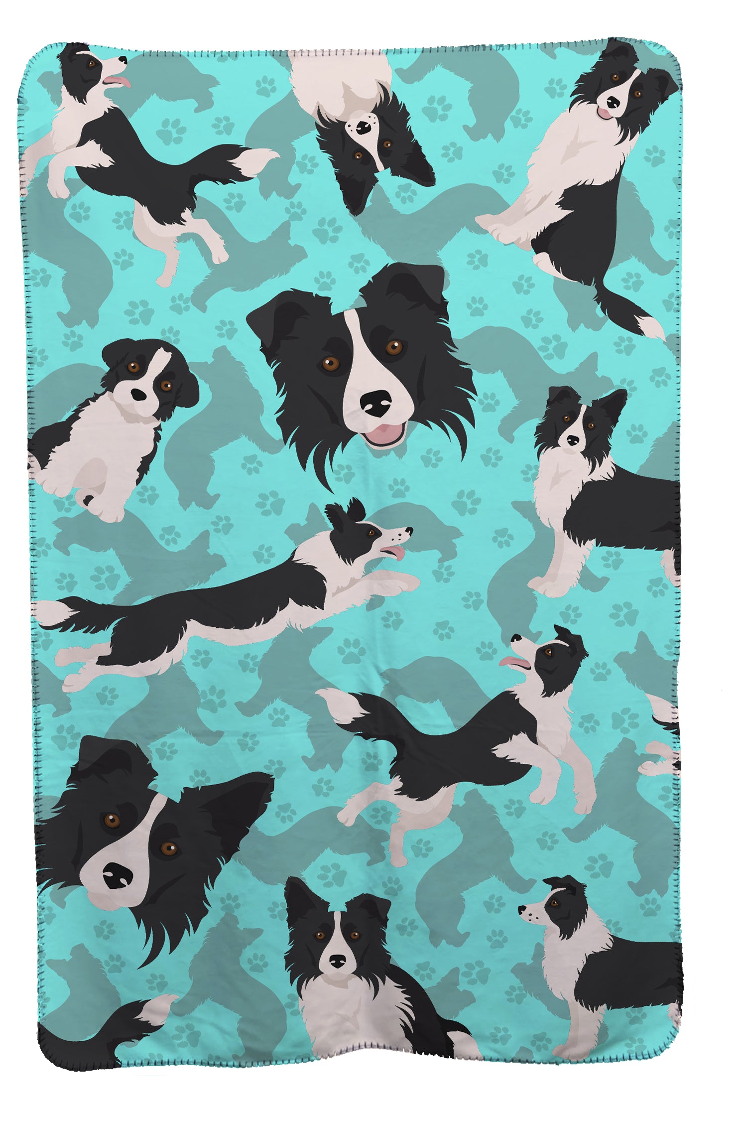 Buy this Border Collie Soft Travel Blanket with Bag