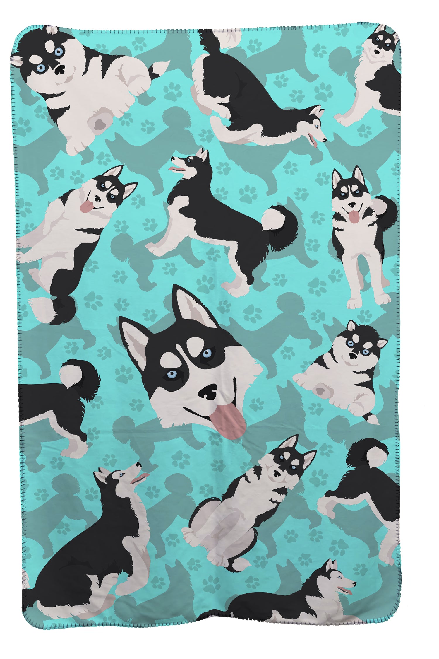 Buy this Siberian Husky Soft Travel Blanket with Bag