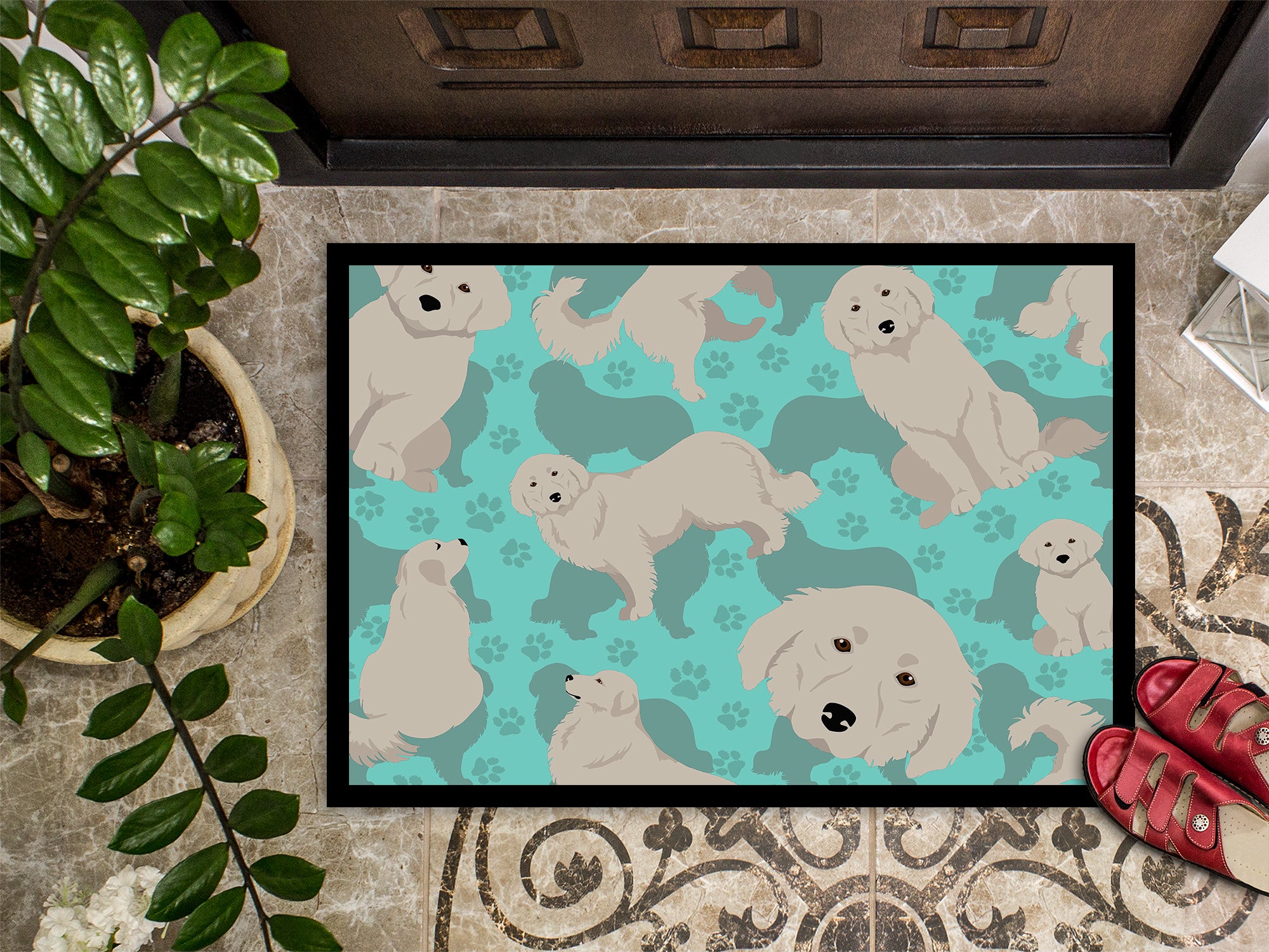 Great Pyrenees Indoor or Outdoor Mat 24x36 - the-store.com