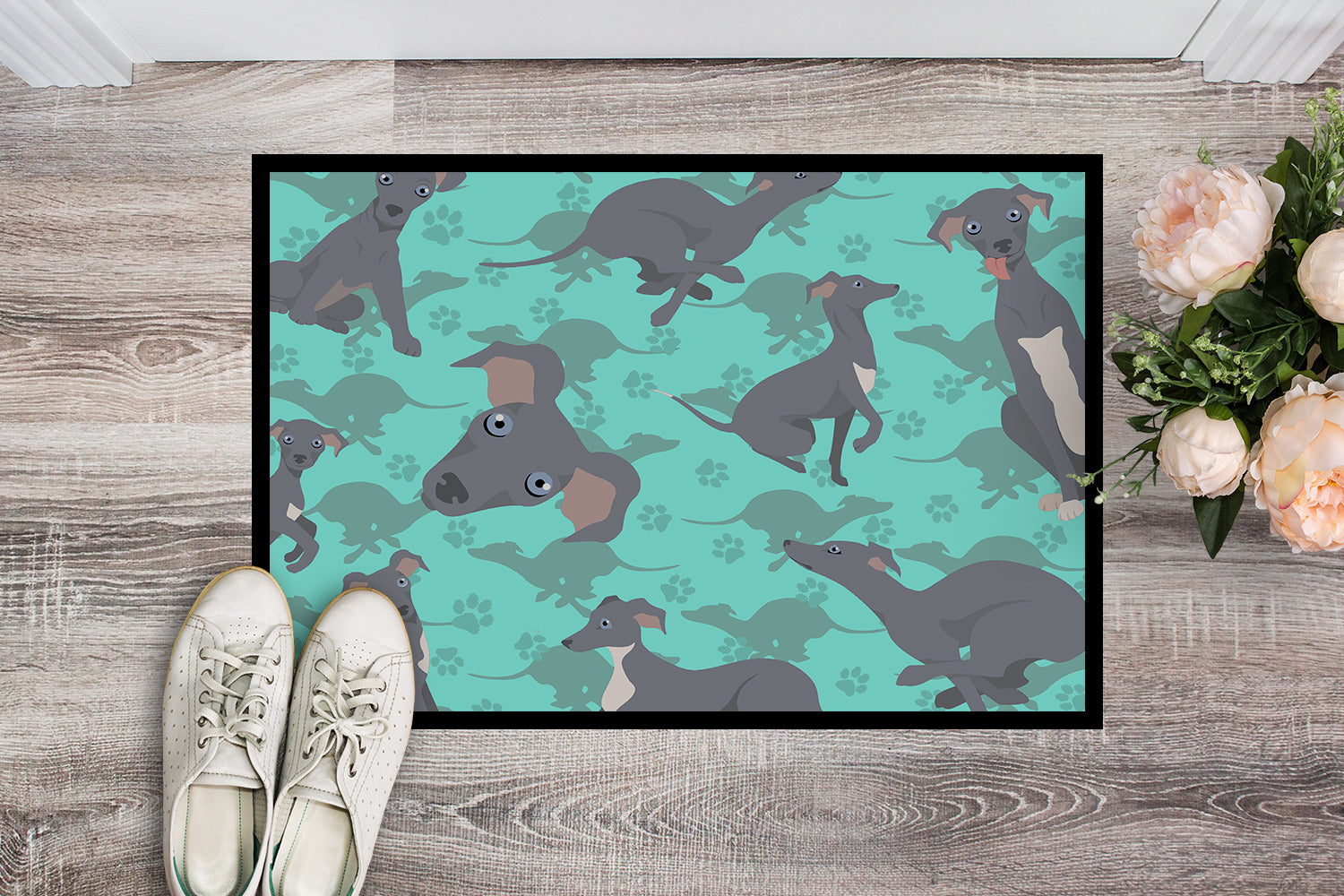 Italian Greyhound Indoor or Outdoor Mat 24x36 - the-store.com