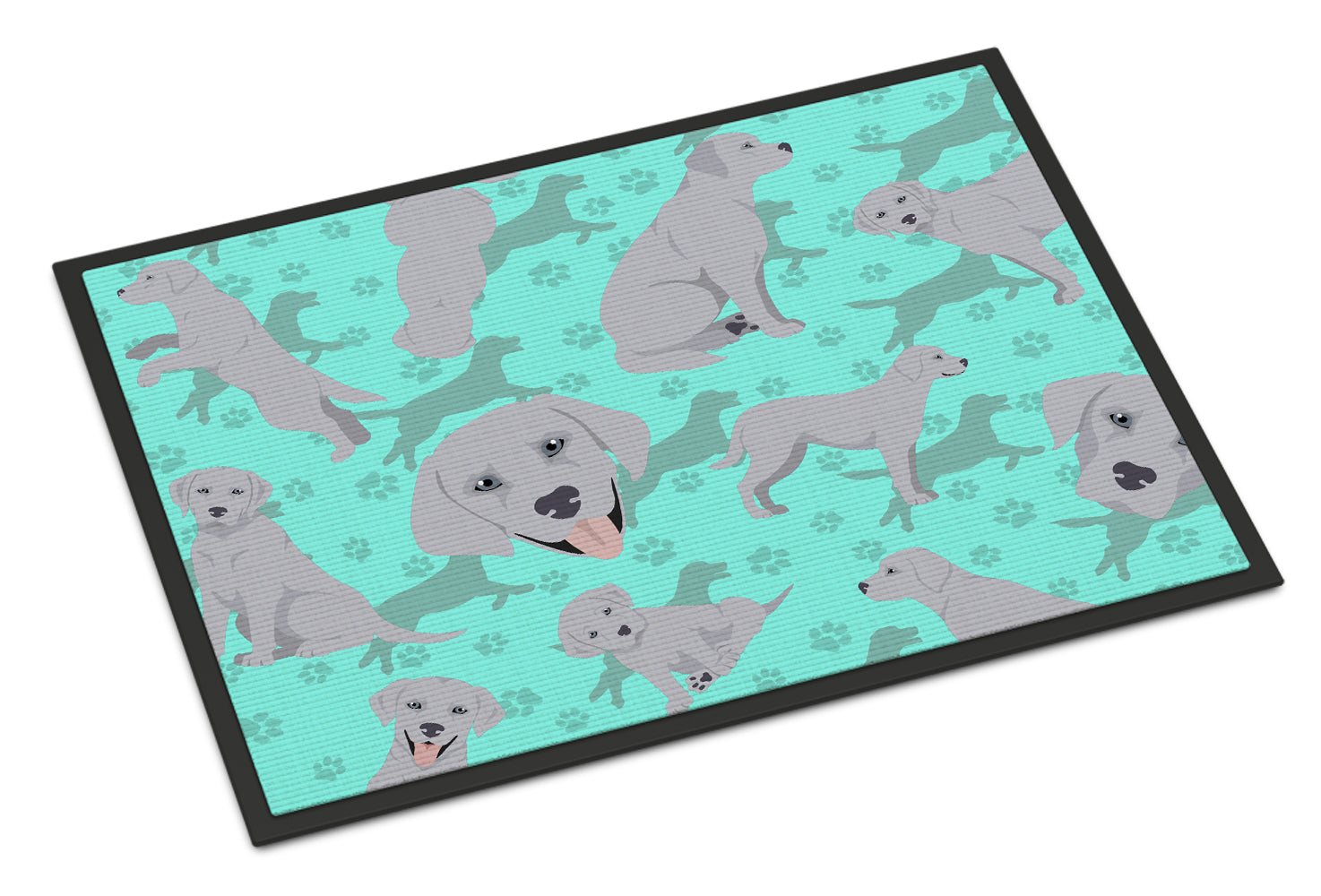 Buy this Silver Labrador Retriever Indoor or Outdoor Mat 24x36