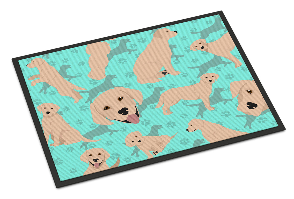 Buy this Yellow Labrador Retriever Indoor or Outdoor Mat 24x36