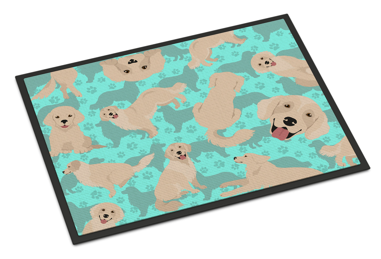 Buy this Cream Golden Retriever Indoor or Outdoor Mat 24x36