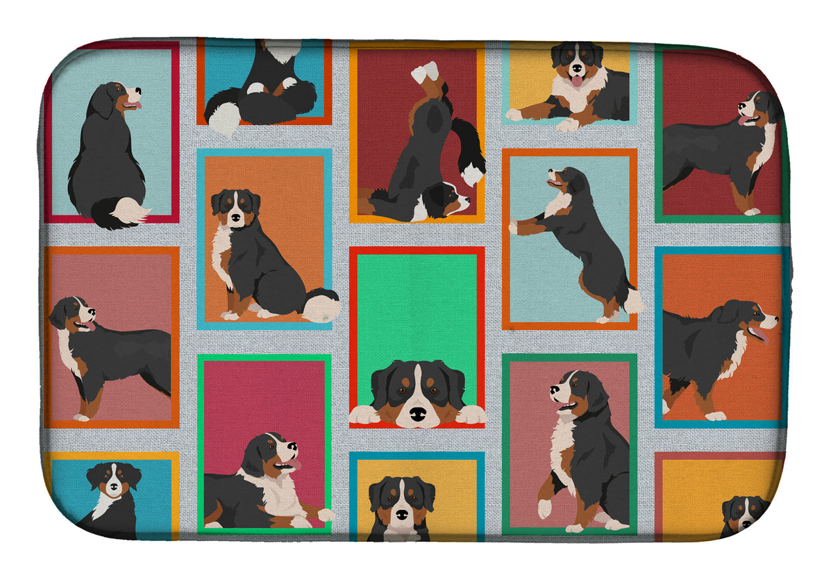 Lots of Bernese Mountain Dog Dish Drying Mat  the-store.com.