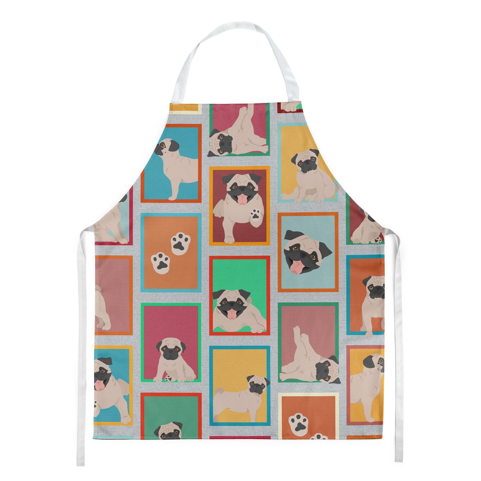 Lots of Fawn Pug Apron  the-store.com.