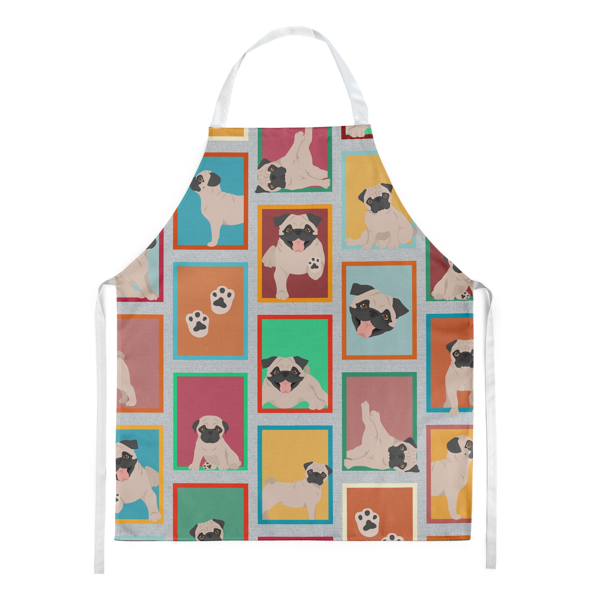 Lots of Fawn Pug Apron  the-store.com.