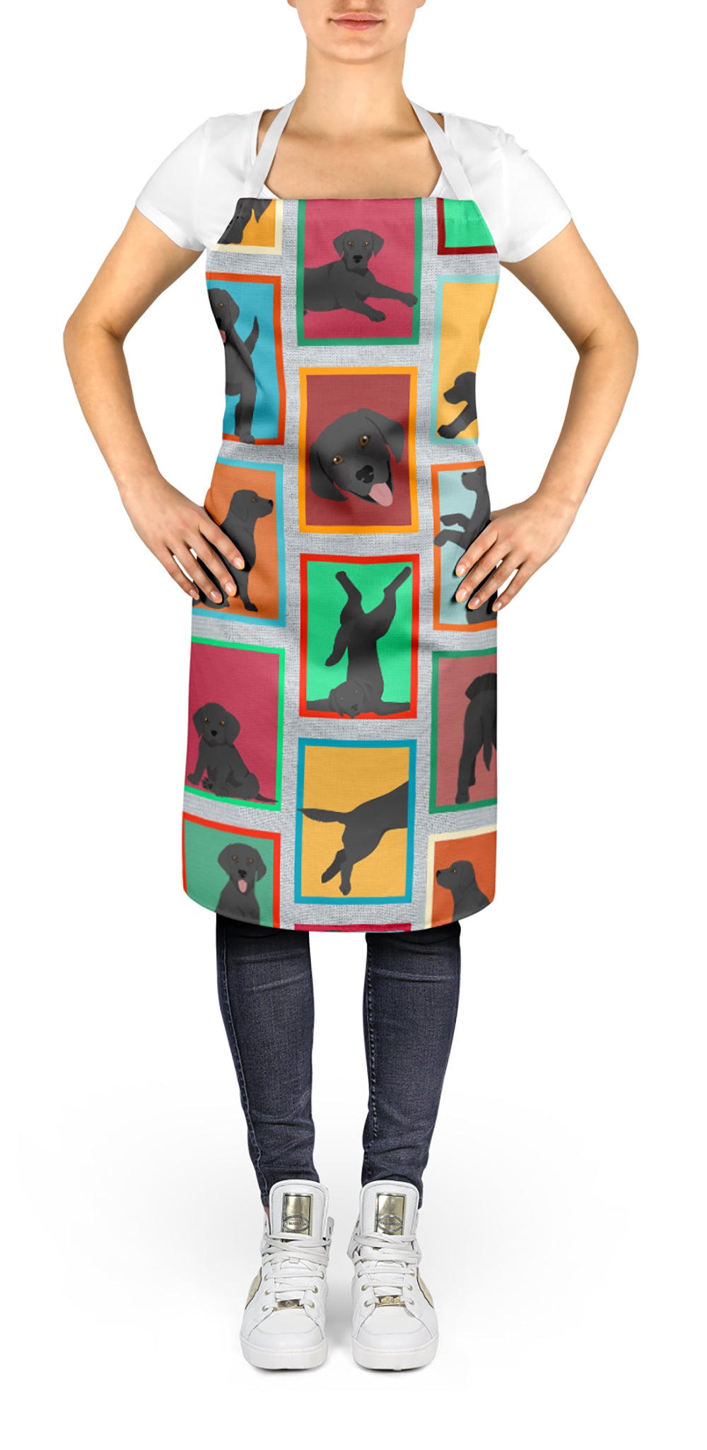 Lots of Black Labrador Retriever Apron  the-store.com.