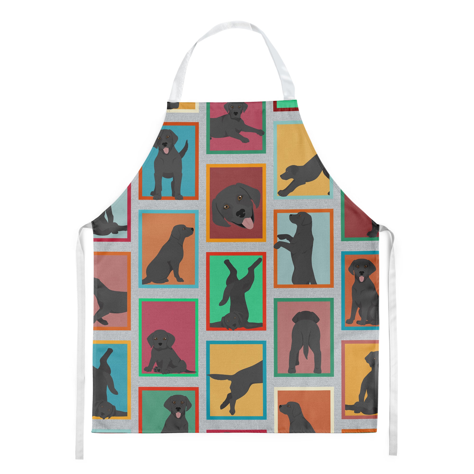 Lots of Black Labrador Retriever Apron  the-store.com.