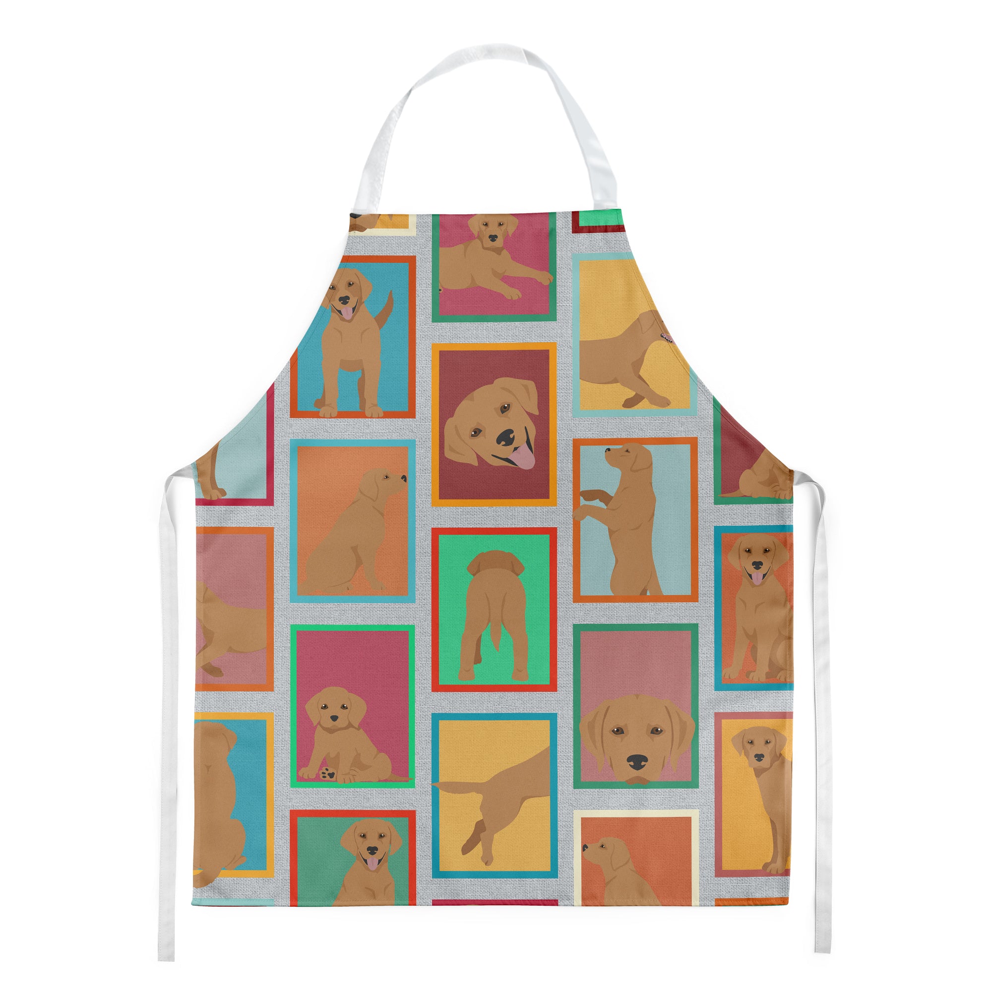 Lots of Red Fox Labrador Retriever Apron  the-store.com.