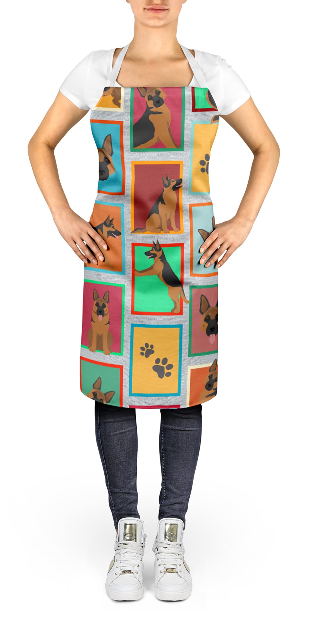 Lots of German Shepherd Apron  the-store.com.