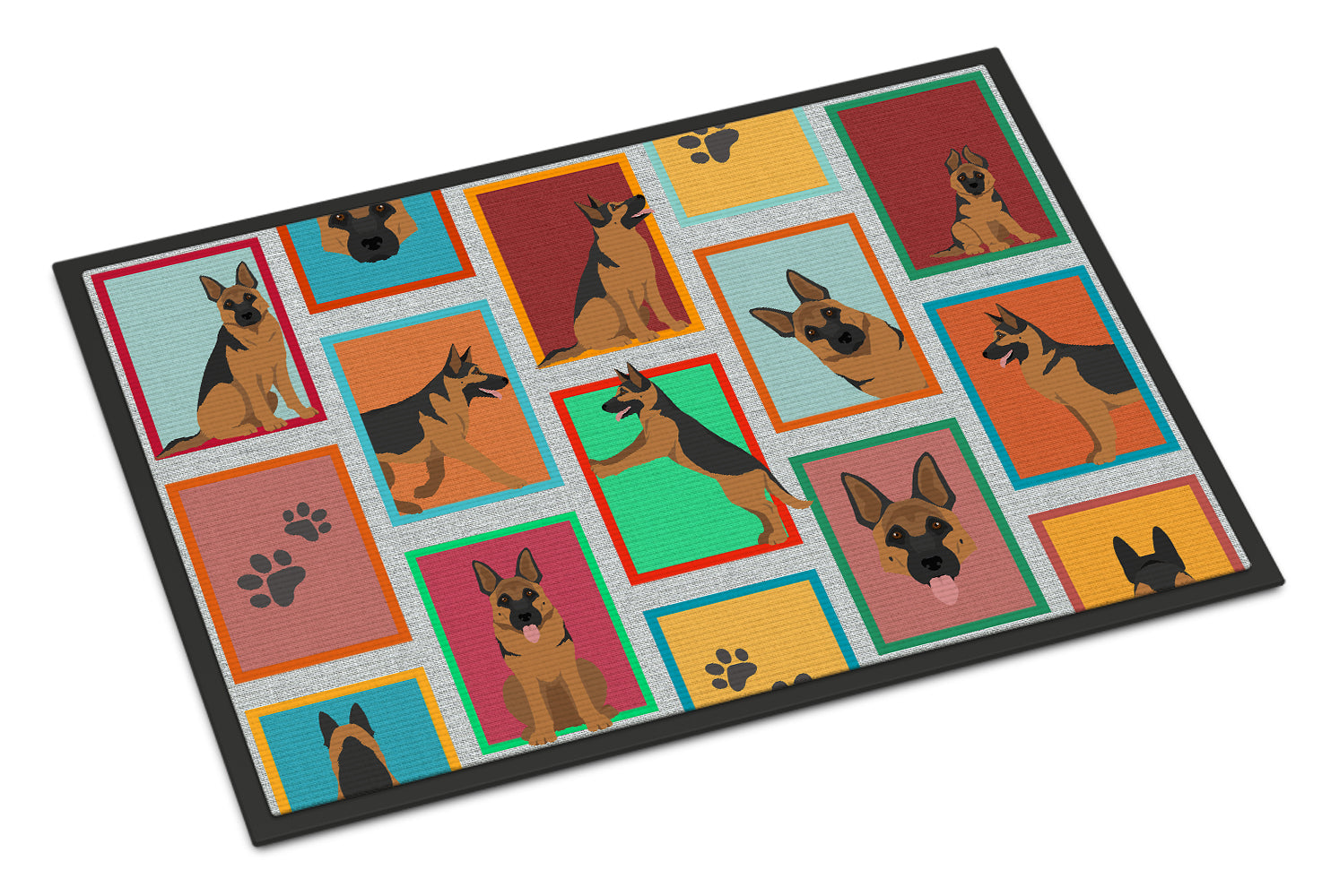 Buy this Lots of German Shepherd Indoor or Outdoor Mat 24x36