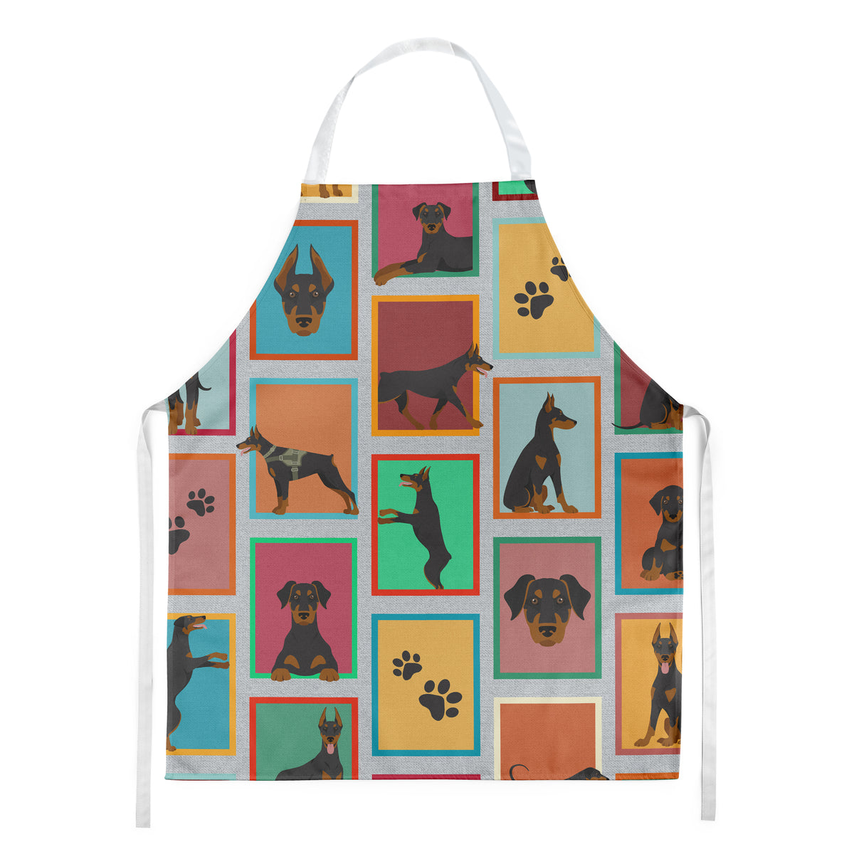 Lots of Doberman Pinscher Apron  the-store.com.