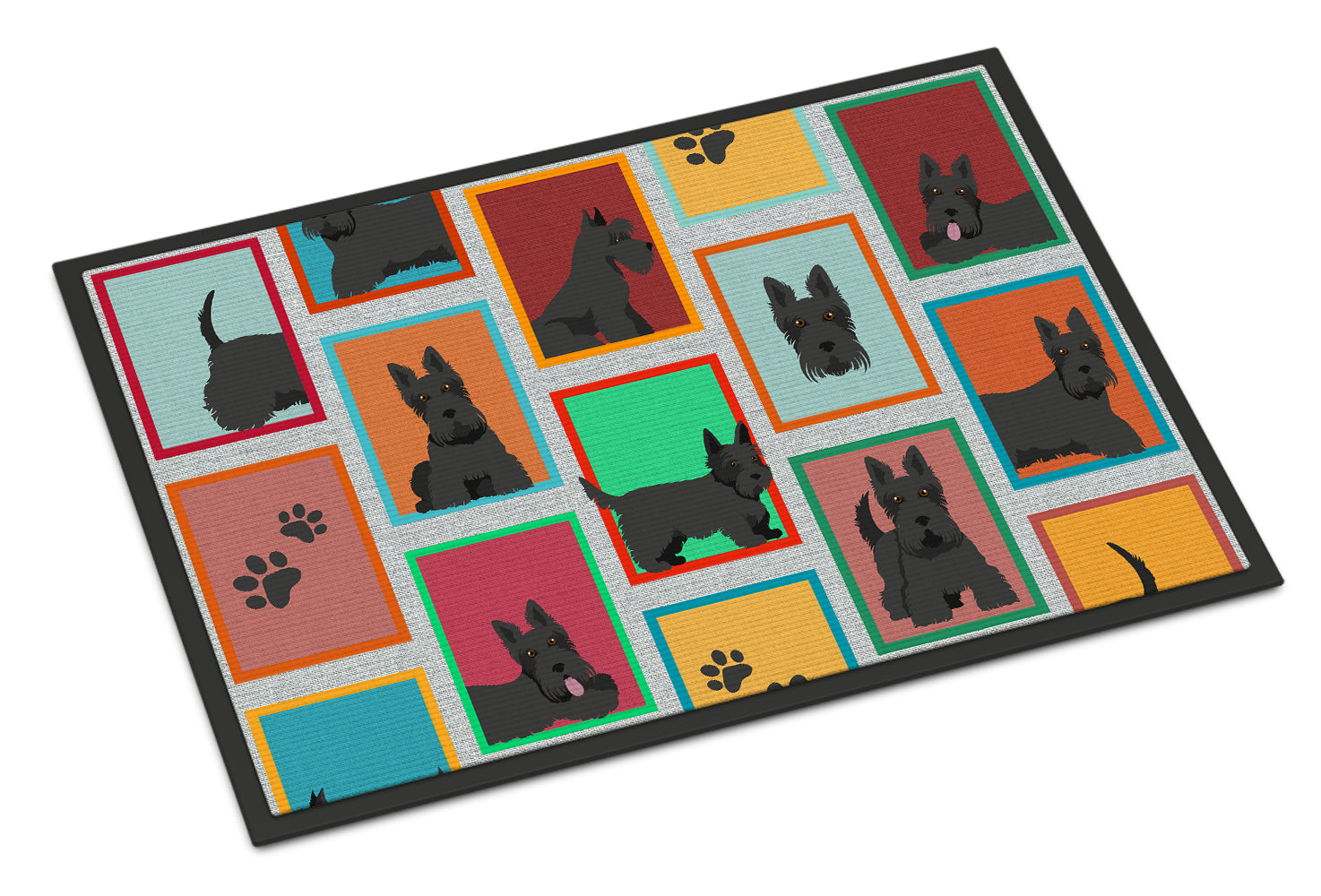 Buy this Lots of Scottish Terrier Indoor or Outdoor Mat 18x27