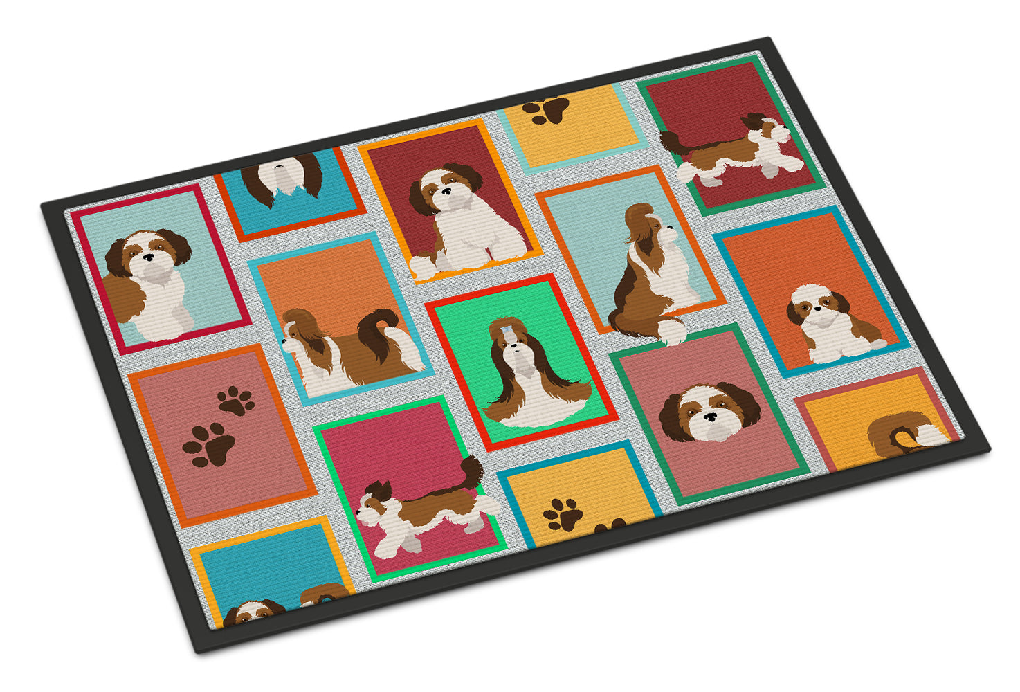 Buy this Lots of Shih Tzu Indoor or Outdoor Mat 24x36