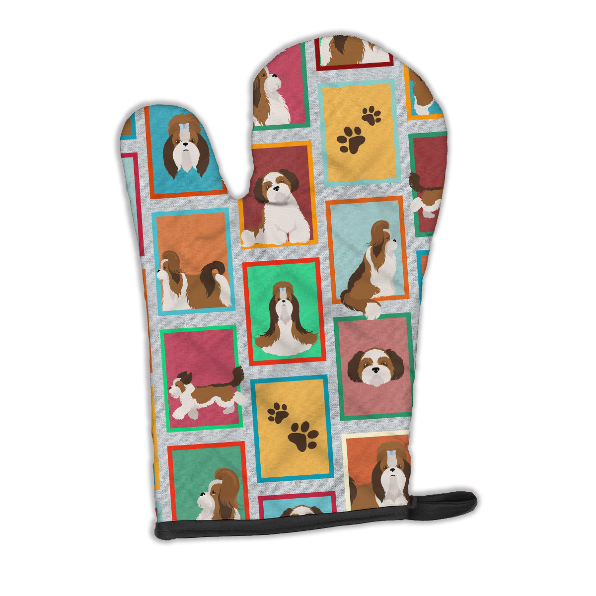 Lots of Shih Tzu Oven Mitt  the-store.com.