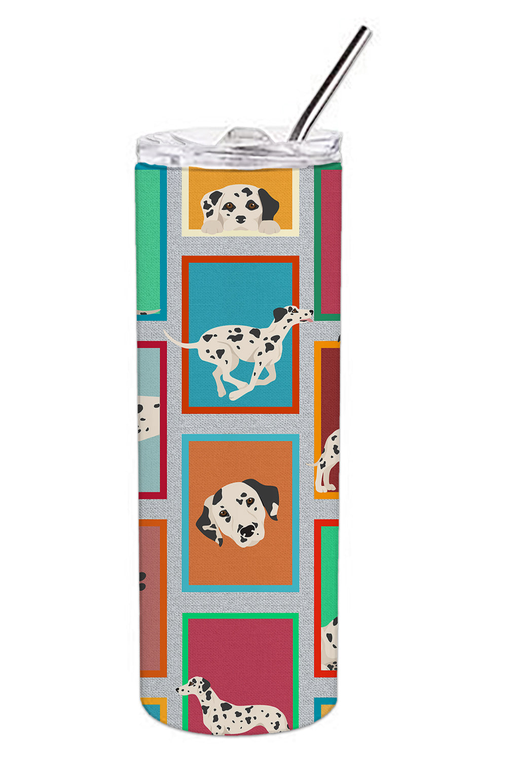 Buy this Lots of Dalmatian Stainless Steel 20 oz Skinny Tumbler