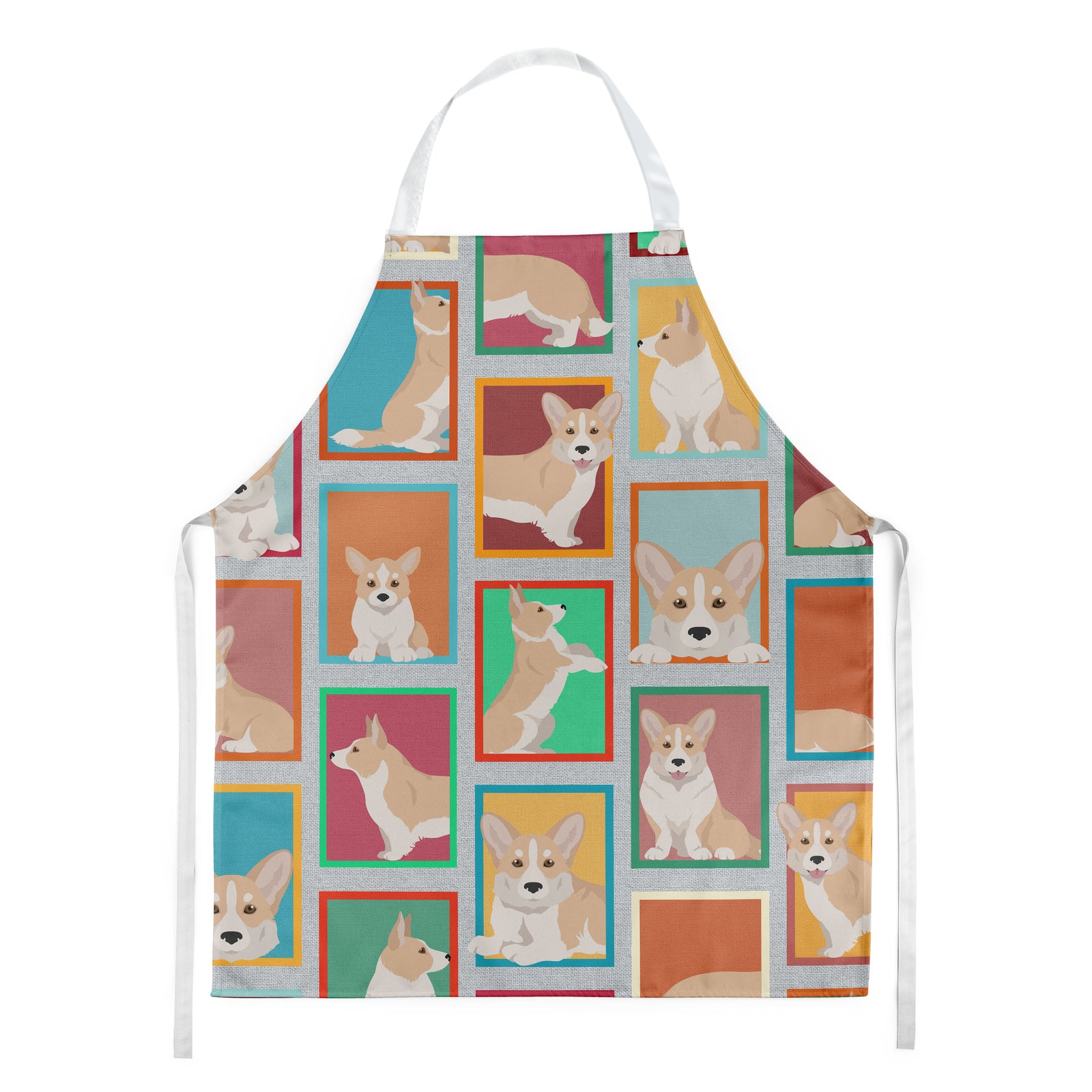 Lots of Fawn Cardigan Corgi Apron  the-store.com.