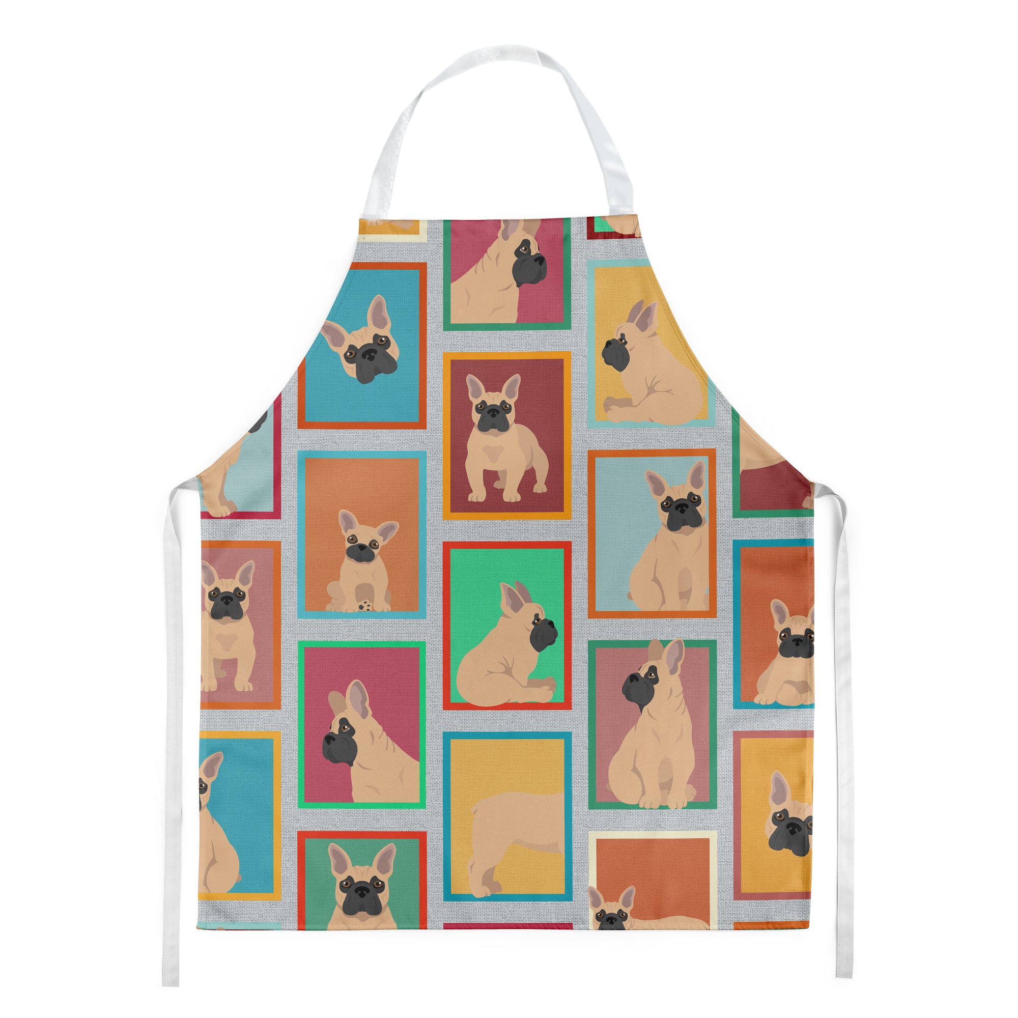 Lots of Fawn French Bulldog Apron  the-store.com.